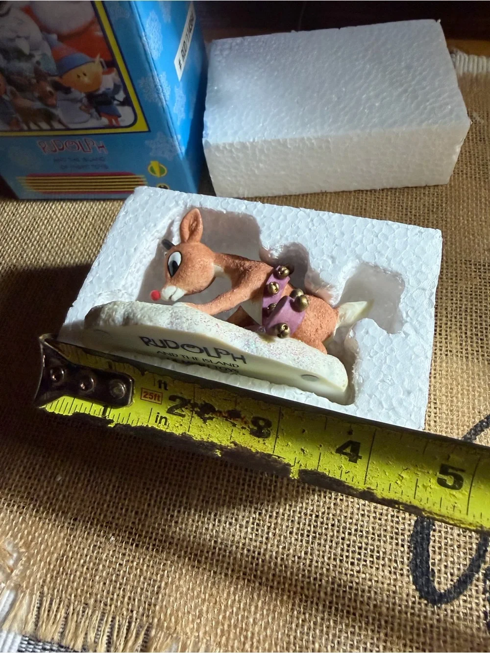 Enesco Brown Reindeer Figurine Rudolph island of misfit toys